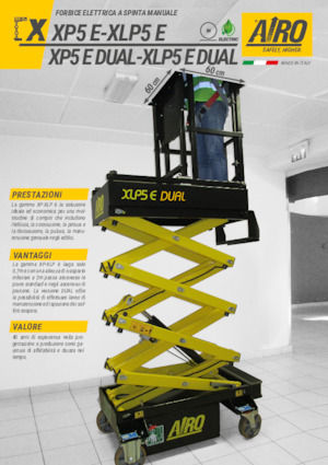 Scherenbühnen auf Rädern AIRO XLP5 E DUAL