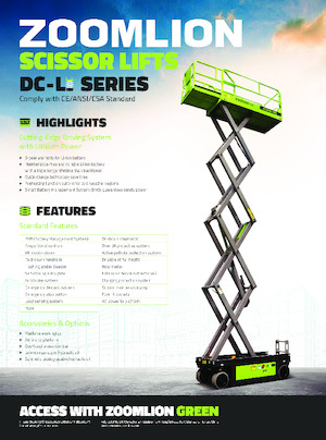 Scherenbühnen auf Rädern Zoomlion ZS0812AC-Li