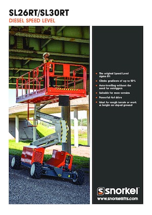 Scherenbühnen auf Rädern Snorkel SL26RT