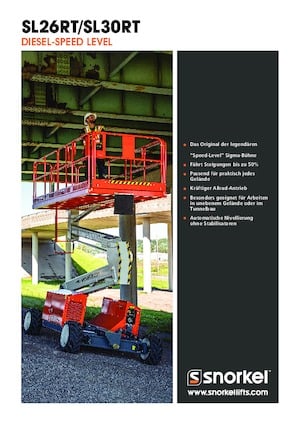 Scherenbühnen auf Rädern Snorkel SL26RT