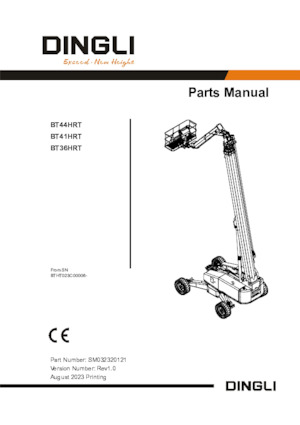 Teleskoparbeitsbühnen auf Rädern Dingli BT41HRT