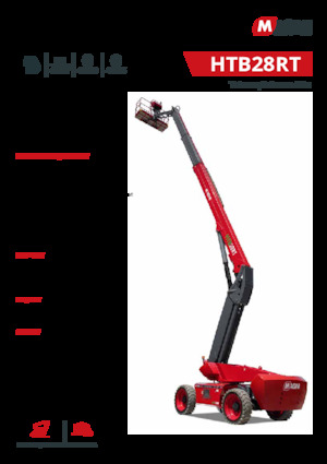 Teleskoparbeitsbühnen auf Rädern MAGNI HTB28RT