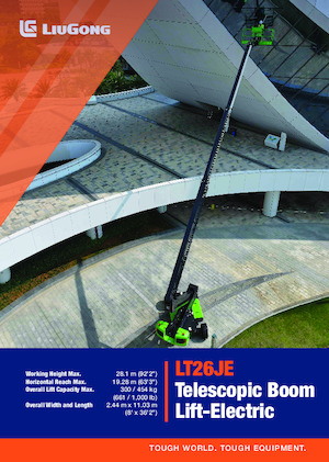 Teleskoparbeitsbühnen auf Rädern Liugong LT26JE
