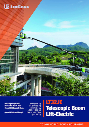 Teleskoparbeitsbühnen auf Rädern Liugong LT32JE