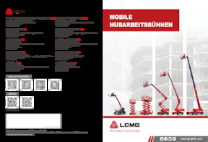 Teleskoparbeitsbühnen auf Rädern LGMG  T14JE-2