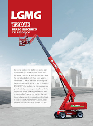 Teleskoparbeitsbühnen auf Rädern LGMG  T20JE