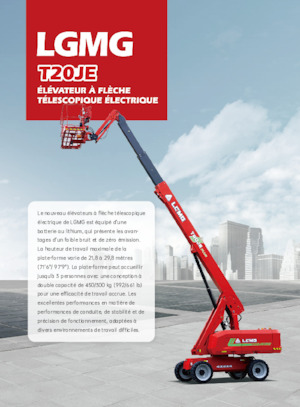 Teleskoparbeitsbühnen auf Rädern LGMG  T20JE
