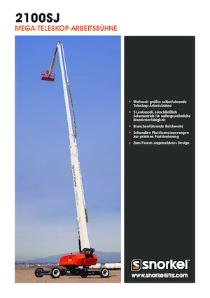 Teleskoparbeitsbühnen auf Rädern Snorkel 2100SJ