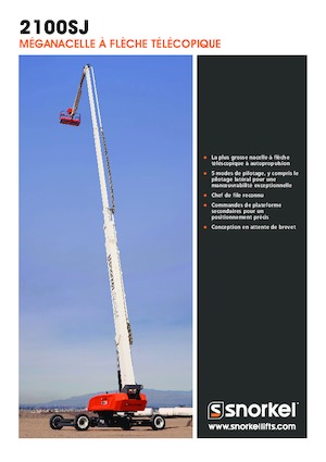 Teleskoparbeitsbühnen auf Rädern Snorkel 2100SJ