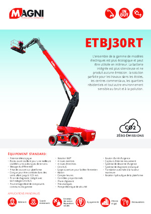 Teleskoparbeitsbühnen auf Rädern MAGNI ETBJ30RT
