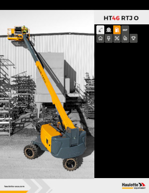 Teleskoparbeitsbühnen auf Rädern Haulotte HT46 RTJ O