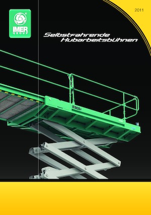 Teleskoparbeitsbühnen auf Rädern Imer IT 100 E