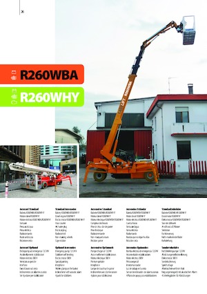 Teleskoparbeitsbühnen auf Rädern Easy Lift R260WHY 