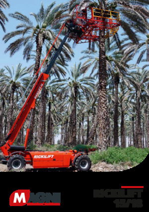 Teleskoparbeitsbühnen auf Rädern MAGNI Ricklift 15