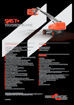Teleskoparbeitsbühnen auf Rädern Skyjack SJ 45 T+