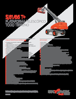 Teleskoparbeitsbühnen auf Rädern Skyjack SJ 66 T+