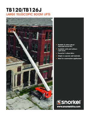 Teleskoparbeitsbühnen auf Rädern Snorkel TB126J
