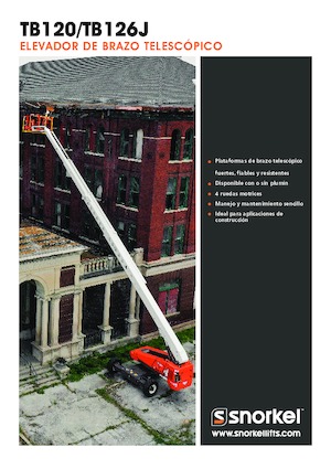 Teleskoparbeitsbühnen auf Rädern Snorkel TB126J