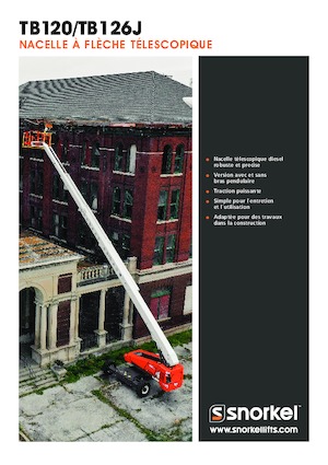 Teleskoparbeitsbühnen auf Rädern Snorkel TB126J