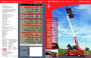 Teleskoparbeitsbühnen auf Rädern MEC TITAN BOOM 60-S