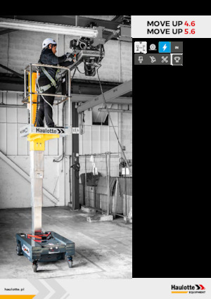 Senkrechtmast-Arbeitsbühnen Haulotte Move Up 5.6 