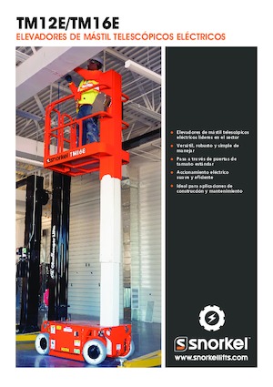 Senkrechtmast-Arbeitsbühnen Snorkel TM16E