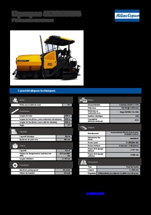 Straßenfertiger auf Rädern Dynapac SD 2500 WS