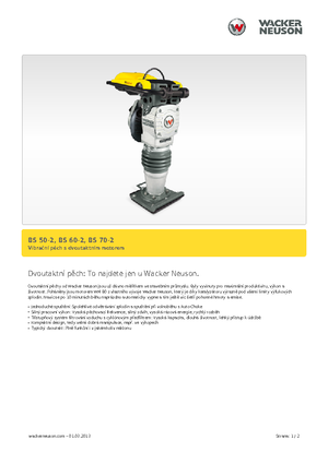 Stampfer, Benzin und Diesel Wacker BS 60-2, 11