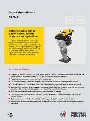 Stampfer, Benzin und Diesel Wacker Neuson BS 50-2 10