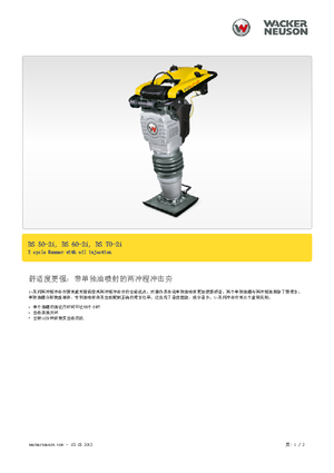 Stampfer, Benzin und Diesel Wacker BS 50-2i 11