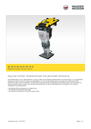 Stampfer, Benzin und Diesel Wacker BS 60-2i 11