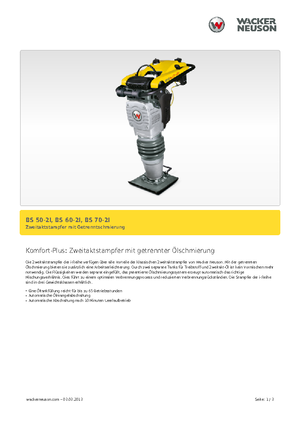 Stampfer, Benzin und Diesel Wacker BS 70-2i 11