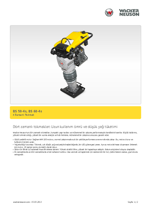 Stampfer, Benzin und Diesel Wacker Neuson BS 60-4 As 11