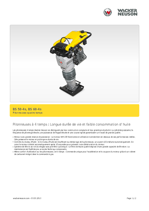 Stampfer, Benzin und Diesel Wacker Neuson BS 60-4 As 11