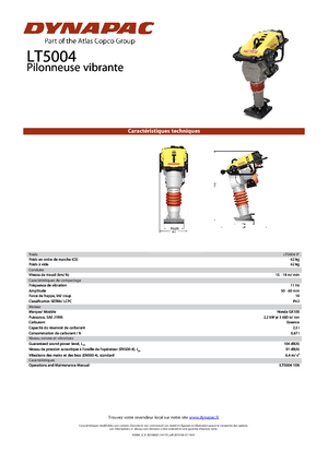 Vibrationsstampfer 4-Takt Benzin Dynapac LT 5004 9