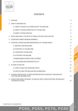 Stampfer, Benzin und Diesel Enar PC 60 H4T