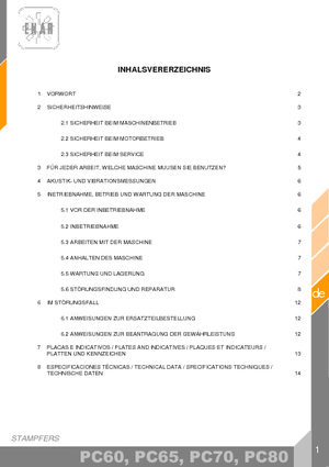 Stampfer, Benzin und Diesel Enar PC 80 H4T