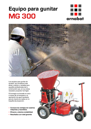 Betonspritzmaschinen Arnabat MG 300