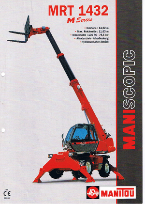 Teleskopen mit Oberwagen Manitou MRT 1432