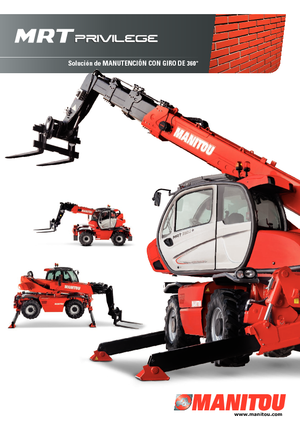 Teleskopen mit Oberwagen Manitou MRT 1850+ Privilege