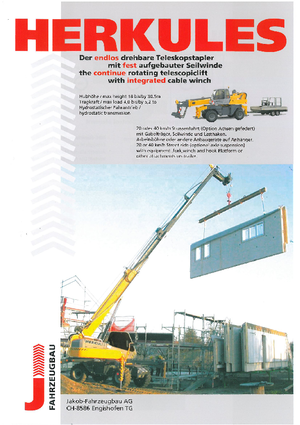 Teleskopen mit Oberwagen Herkules TD 45210