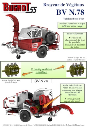 Holzhäcksler Bugnot BV-N 78 XL
