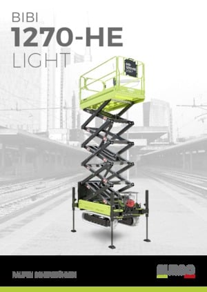 Scherenbühnen auf Raupen Almac Bibi 1270-HE 