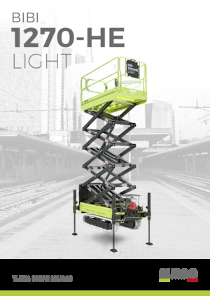 Scherenbühnen auf Raupen Almac Bibi 1270-HE 