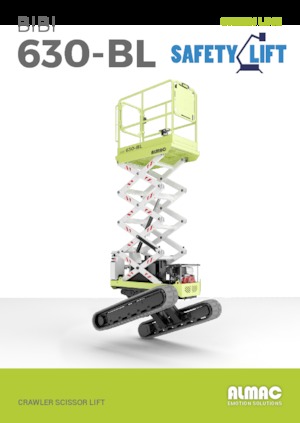 Scherenbühnen auf Raupen Almac Bibi 630-BL 