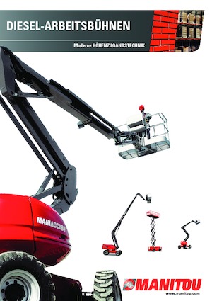 Scherenbühnen X auf Rädern Manitou 100 SC