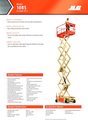 Scherenbühnen auf Rädern JLG 10RS