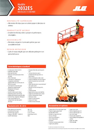 Scherenbühnen auf Rädern JLG 2032ES