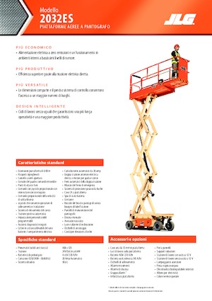 Scherenbühnen auf Rädern JLG 2032ES
