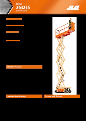 Scherenbühnen auf Rädern JLG 2632ES